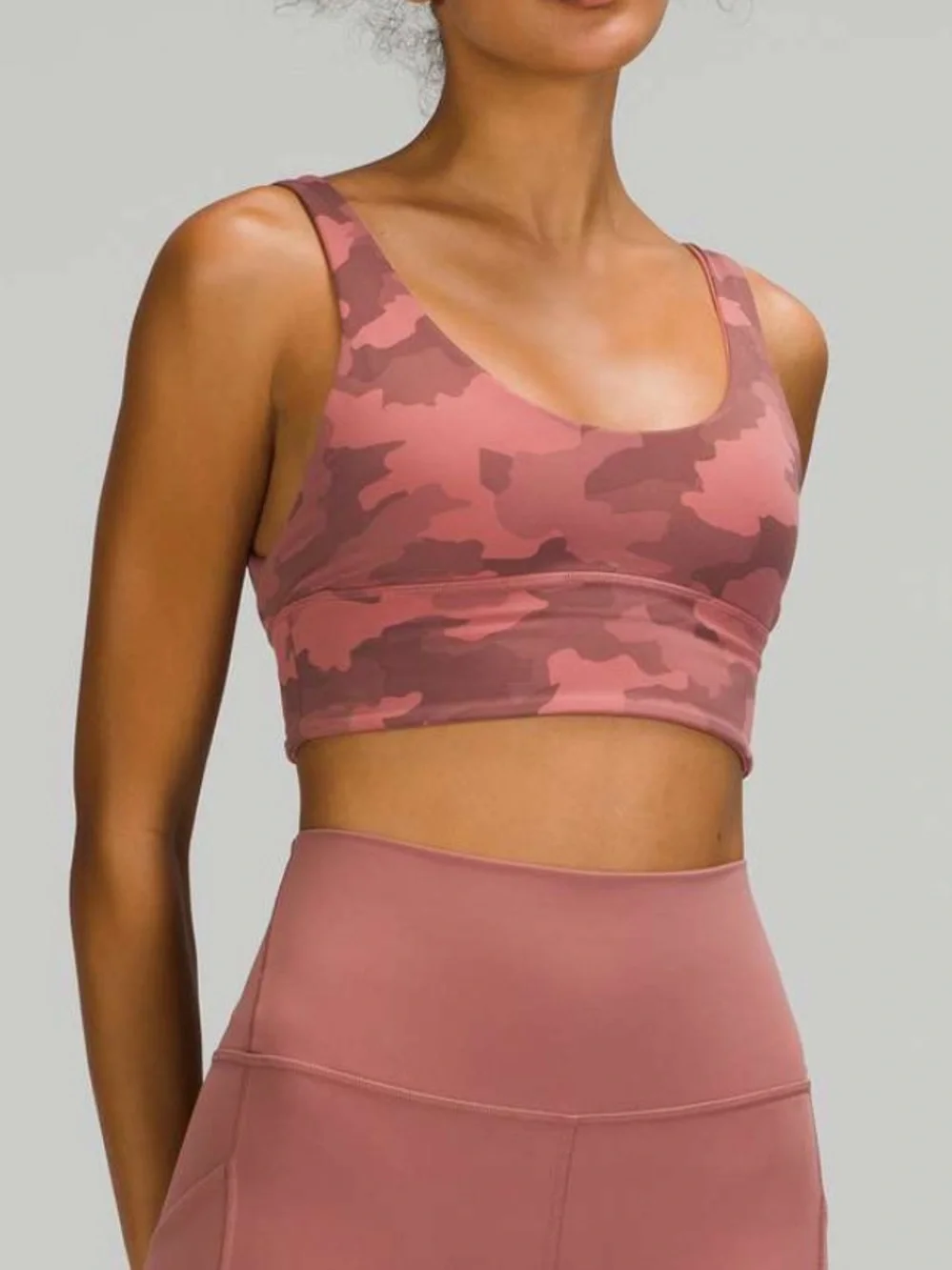 Lululemon Align Reversible Bra Heritage 365 Camo Brier Rose